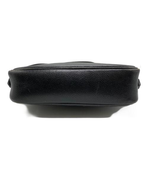 Yves Saint Laurent（イヴサンローラン）Yves Saint Laurent (イヴサンローラン) 三角プレートショルダーバッグ ブラックの古着・服飾アイテム