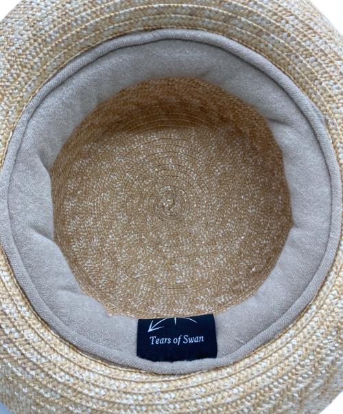 TEARS OF SWAN（ティアーズオブスワン）TEARS OF SWAN (ティアーズオブスワン) TRAW JOHN BULL HAT ベージュ×ブラック サイズ:SIZE Free 未使用品の古着・服飾アイテム