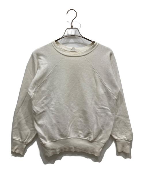 BIG MURPH（ビッグ マーフ）BIG MURPH (ビッグ マーフ) クルーネックスウェット ホワイト サイズ:Ⅿの古着・服飾アイテム