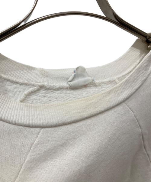 BIG MURPH（ビッグ マーフ）BIG MURPH (ビッグ マーフ) クルーネックスウェット ホワイト サイズ:Ⅿの古着・服飾アイテム