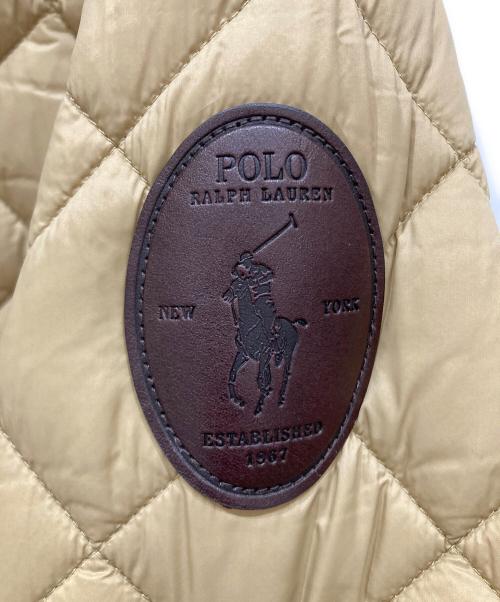 POLO RALPH LAUREN（ポロ・ラルフローレン）POLO RALPH LAUREN (ポロ・ラルフローレン) リバーシブルキルティングコート ベージュ サイズ:SIZE XSの古着・服飾アイテム