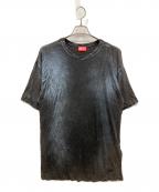 DIESELディーゼル）の古着「T-BUXT T-SHIRT」｜ブラック×ブルー
