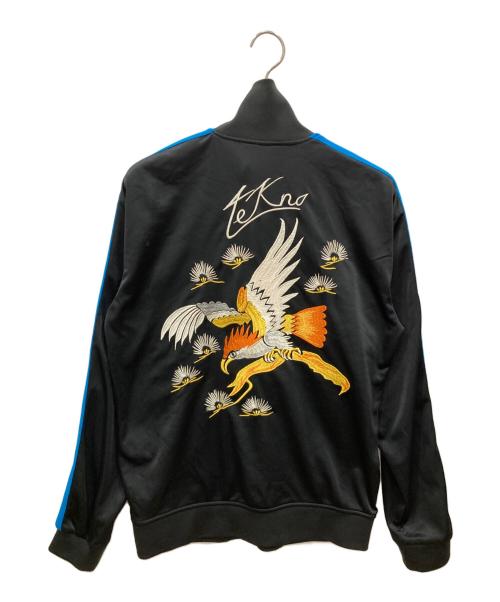 DIESEL（ディーゼル）DIESEL (ディーゼル) トラックスカジャン ブラック×ブルー サイズ:Ⅼの古着・服飾アイテム