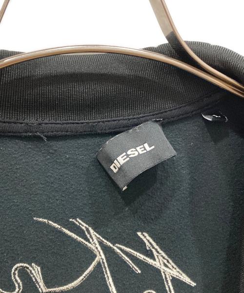 DIESEL（ディーゼル）DIESEL (ディーゼル) トラックスカジャン ブラック×ブルー サイズ:Ⅼの古着・服飾アイテム
