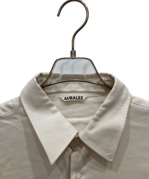 AURALEE（オーラリー）AURALEE (オーラリー) SUPER LIGHT WOOL SHIRTS ベージュ サイズ:4の古着・服飾アイテム