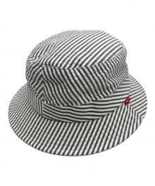SUPREME×BROOKS BROTHERS（シュプリーム×ブルックスブラザーズ）の古着「Seersucker Bucket Hat」｜ホワイト×グレー