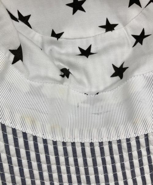 SUPREME（シュプリーム）Supreme (シュプリーム) BROOKS BROTHERS (ブルックスブラザーズ) Seersucker Bucket Hat ホワイト×グレーの古着・服飾アイテム