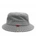 Supreme (シュプリーム) BROOKS BROTHERS (ブルックスブラザーズ) Seersucker Bucket Hat ホワイト×グレー：7000円