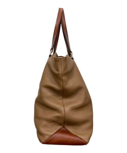 Daniel&Bob（ダニエル＆ボブ）Daniel&Bob (ダニエル＆ボブ) TOMORROW LAND (トゥモローランド) 別注レザートートバッグ ブラウンの古着・服飾アイテム