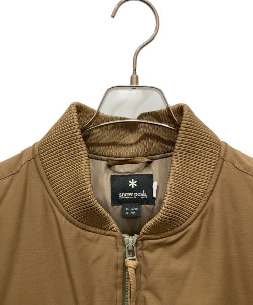 Snow peak（スノーピーク）snow peak (スノーピーク) ダウンベスト ブラウン サイズ:SIZE XLの古着・服飾アイテム