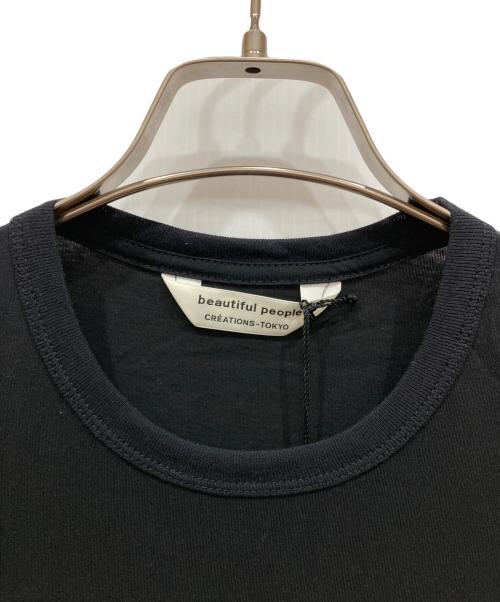 beautiful people（ビューティフルピープル）beautiful people (ビューティフルピープル) ロゴTシャツ ブラック サイズ:150の古着・服飾アイテム
