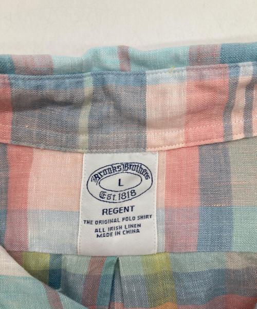 BROOKS BROTHERS（ブルックスブラザーズ）BROOKS BROTHERS (ブルックスブラザーズ) リネンシャツ マルチカラー サイズ:Ⅼの古着・服飾アイテム