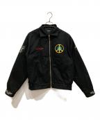 X-LARGEエクストララージ）の古着「ピース スクワッド ベトナム ジャケット」｜ブラック