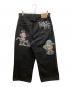 X-LARGE (エクストララージ) PAINTING DENIM PANTS ブラック サイズ:34：6000円