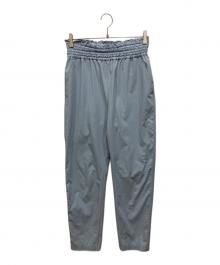 JOURNAL STANDARD（ジャーナルスタンダード）の古着「リネンナイロンストレッチテーパードパンツ」｜ブルー