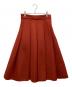EBURE（エブール）の古着「ボンディングフレアスカート」｜レッド