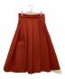 EBURE (エブール) ボンディングフレアスカート レッド サイズ:36：6000円