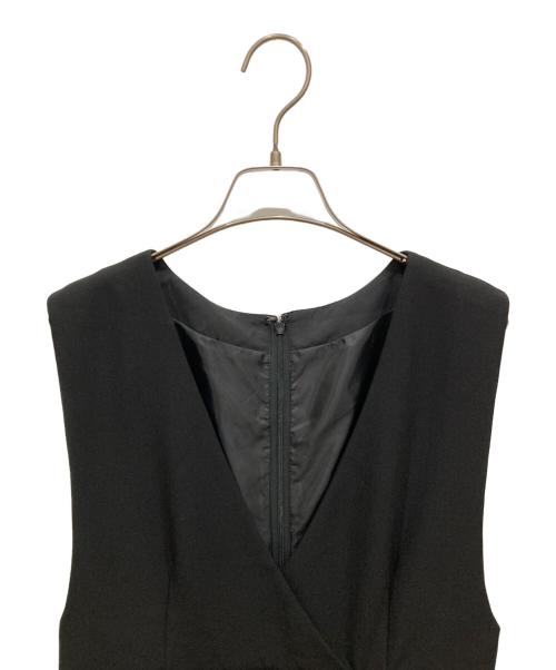 Apuweiser-riche（アプワイザーリッシェ）Apuweiser-riche (アプワイザーリッシェ) ラップストレートジャンスカ ブラック サイズ:SIZE 2の古着・服飾アイテム