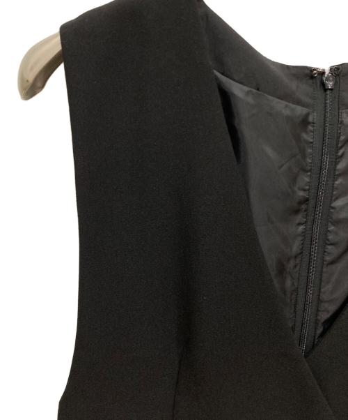 Apuweiser-riche（アプワイザーリッシェ）Apuweiser-riche (アプワイザーリッシェ) ラップストレートジャンスカ ブラック サイズ:SIZE 2の古着・服飾アイテム