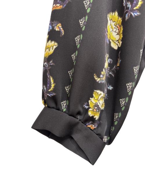 Diagram（ダイアグラム）Diagram (ダイアグラム) フローラルスキッパーワンピース ブラック サイズ:36の古着・服飾アイテム