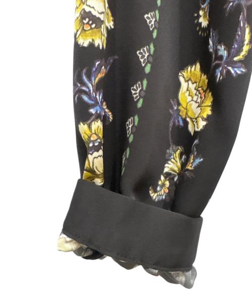 Diagram（ダイアグラム）Diagram (ダイアグラム) フローラルスキッパーワンピース ブラック サイズ:36の古着・服飾アイテム