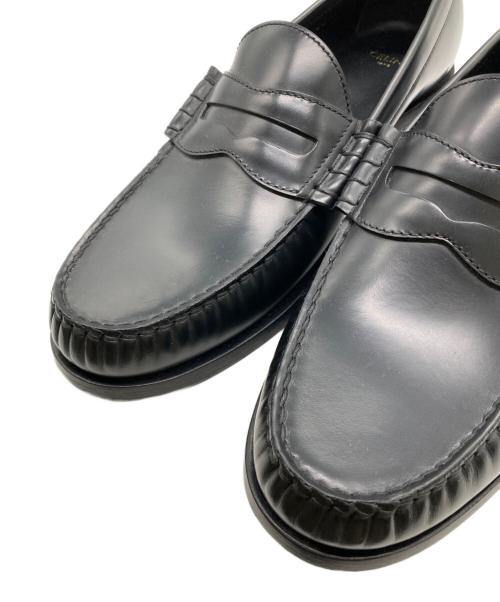 CELINE（セリーヌ）CELINE (セリーヌ) ルコポリッシュドレザーレザーコインローファー ブラック サイズ:42の古着・服飾アイテム