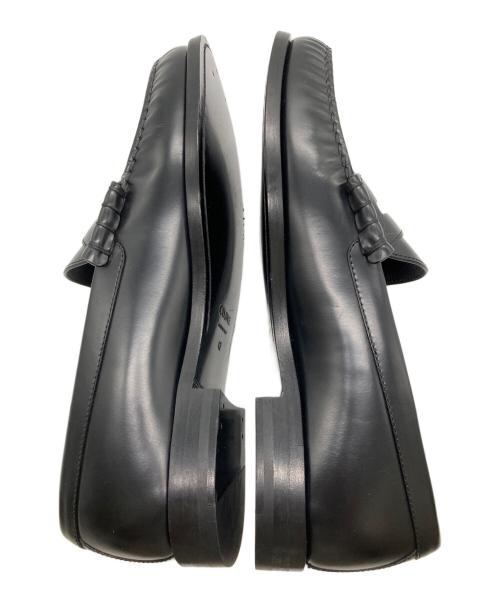 CELINE（セリーヌ）CELINE (セリーヌ) ルコポリッシュドレザーレザーコインローファー ブラック サイズ:42の古着・服飾アイテム