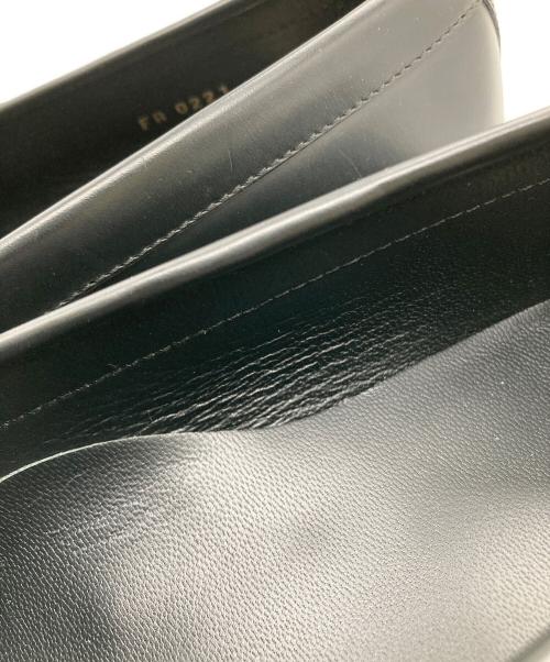 CELINE（セリーヌ）CELINE (セリーヌ) ルコポリッシュドレザーレザーコインローファー ブラック サイズ:42の古着・服飾アイテム