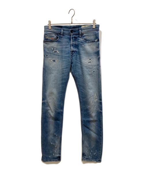 DIESEL（ディーゼル）DIESEL (ディーゼル) TEPPHAR/ダメージデニムパンツ インディゴ サイズ:71cm (W28)の古着・服飾アイテム