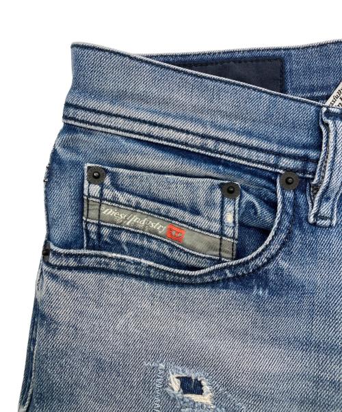 DIESEL（ディーゼル）DIESEL (ディーゼル) TEPPHAR/ダメージデニムパンツ インディゴ サイズ:71cm (W28)の古着・服飾アイテム