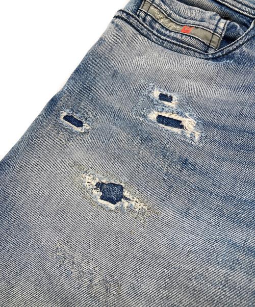 DIESEL（ディーゼル）DIESEL (ディーゼル) TEPPHAR/ダメージデニムパンツ インディゴ サイズ:71cm (W28)の古着・服飾アイテム