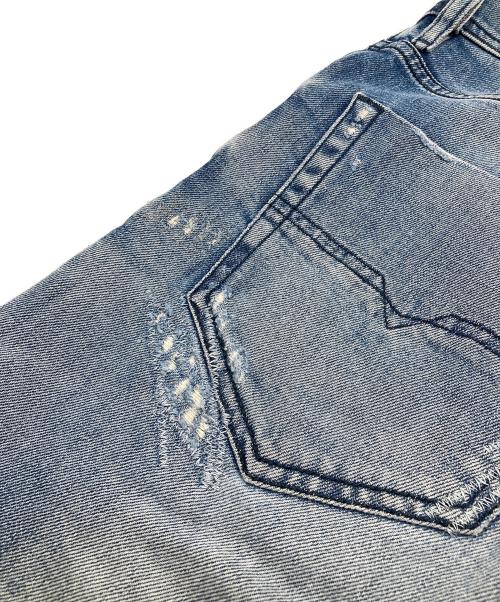 DIESEL（ディーゼル）DIESEL (ディーゼル) TEPPHAR/ダメージデニムパンツ インディゴ サイズ:71cm (W28)の古着・服飾アイテム