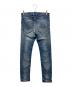 DIESEL (ディーゼル) TEPPHAR/ダメージデニムパンツ インディゴ サイズ:71cm (W28)：4500円
