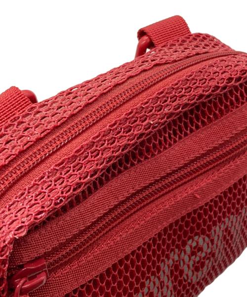 SUPREME（シュプリーム）Supreme (シュプリーム) メッシュショルダーバッグ レッドの古着・服飾アイテム