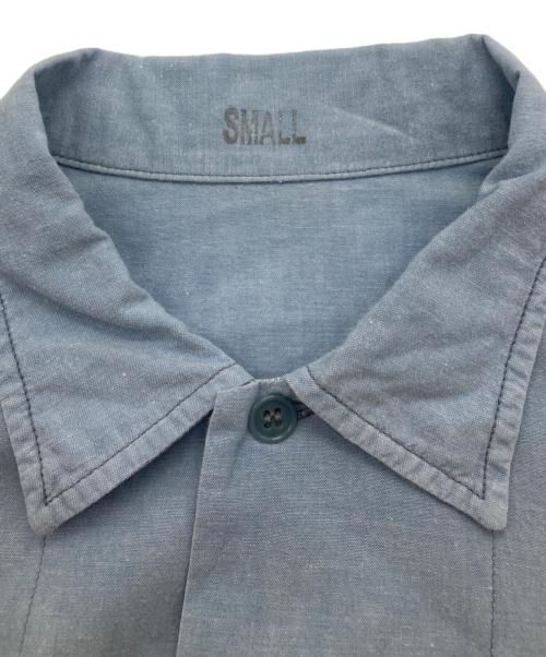 BIG YANK（ビッグヤンク）BIG YANK (ビッグヤンク) ユーティリティシャツ ブルー サイズ:Sの古着・服飾アイテム