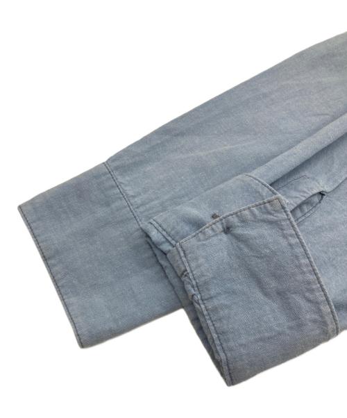BIG YANK（ビッグヤンク）BIG YANK (ビッグヤンク) ユーティリティシャツ ブルー サイズ:Sの古着・服飾アイテム