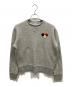 MONCLER（モンクレール）の古着「トリコロールワッペンスウェット」｜グレー