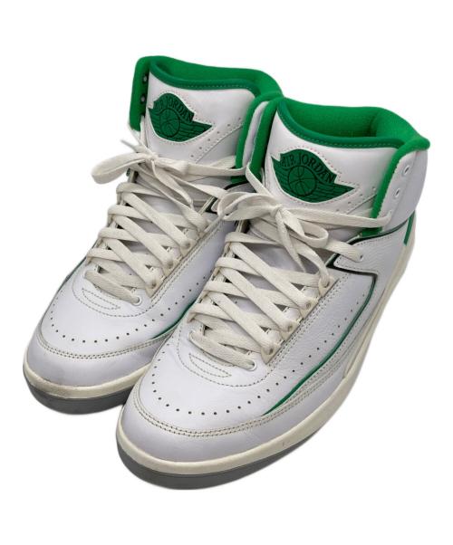NIKE（ナイキ）NIKE (ナイキ) AIR JORDAN 2 RETRO ホワイト×グリーン サイズ:28の古着・服飾アイテム