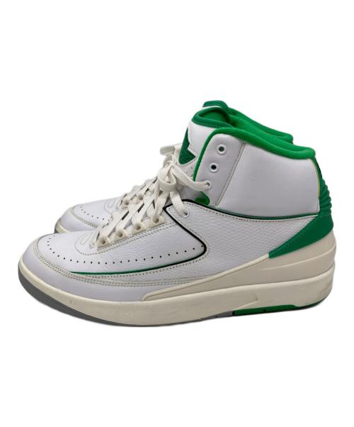 NIKE（ナイキ）NIKE (ナイキ) AIR JORDAN 2 RETRO ホワイト×グリーン サイズ:28の古着・服飾アイテム
