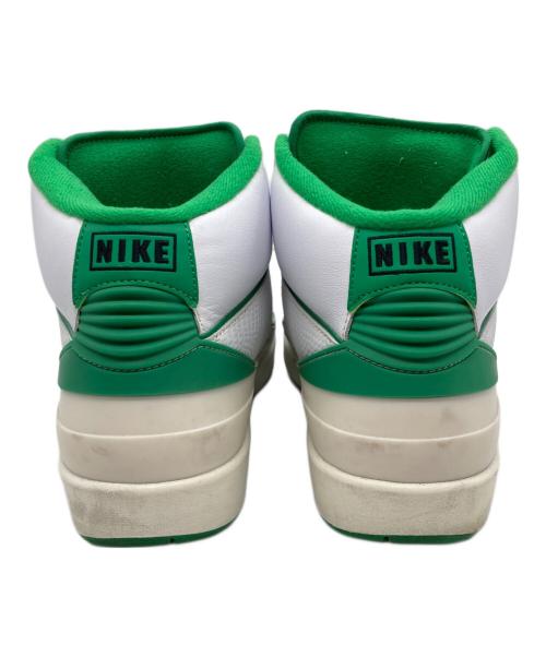 NIKE（ナイキ）NIKE (ナイキ) AIR JORDAN 2 RETRO ホワイト×グリーン サイズ:28の古着・服飾アイテム