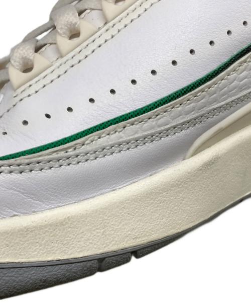 NIKE（ナイキ）NIKE (ナイキ) AIR JORDAN 2 RETRO ホワイト×グリーン サイズ:28の古着・服飾アイテム