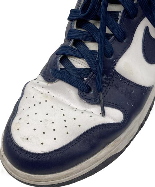 NIKE（ナイキ）NIKE (ナイキ) DUNK HIGH ネイビー×ホワイト サイズ:27.5の古着・服飾アイテム