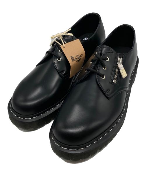 Dr.Martens（ドクターマーチン）Dr.Martens (ドクターマーチン) ジップ ベックス ホワイトステッチ 3 ホール シューズ ブラック サイズ:UK10の古着・服飾アイテム