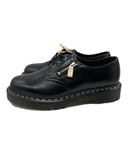 Dr.Martens（ドクターマーチン）Dr.Martens (ドクターマーチン) ジップ ベックス ホワイトステッチ 3 ホール シューズ ブラック サイズ:UK10の古着・服飾アイテム