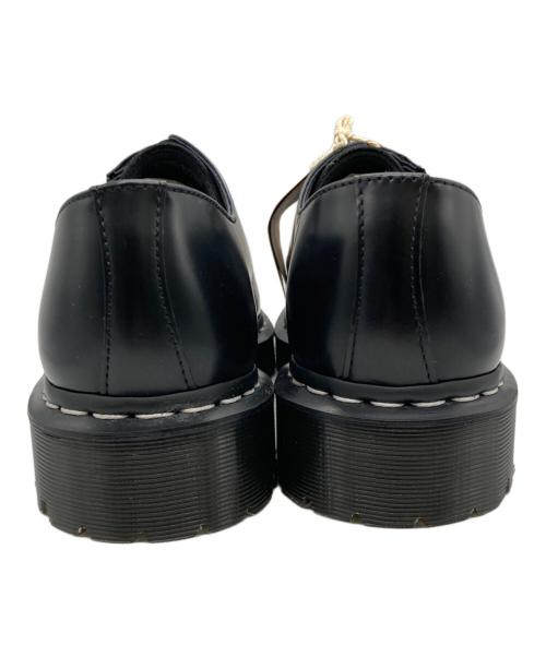 Dr.Martens（ドクターマーチン）Dr.Martens (ドクターマーチン) ジップ ベックス ホワイトステッチ 3 ホール シューズ ブラック サイズ:UK10の古着・服飾アイテム