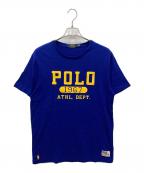 POLO RALPH LAURENポロ・ラルフローレン）の古着「プリントTシャツ」｜ブルー