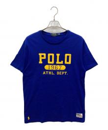 POLO RALPH LAUREN（ポロ・ラルフローレン）の古着「プリントTシャツ」｜ブルー