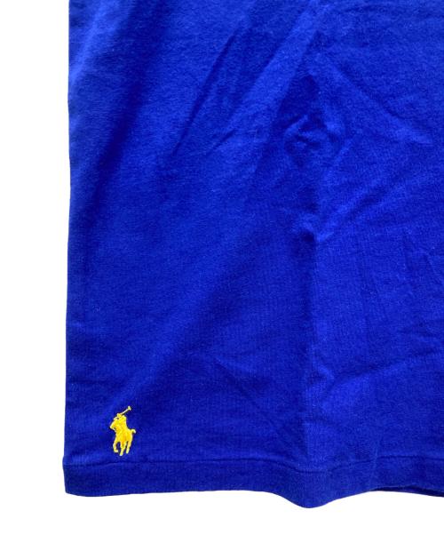 POLO RALPH LAUREN（ポロ・ラルフローレン）POLO RALPH LAUREN (ポロ・ラルフローレン) プリントTシャツ ブルー サイズ:Ⅼの古着・服飾アイテム