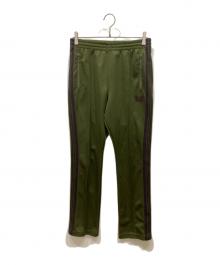 Needles（ニードルズ）の古着「Narrow track pants poly smooth」｜グリーン