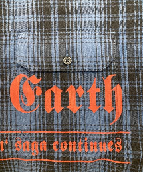 SUPREME（シュプリーム）Supreme (シュプリーム) Bernadette CORPORATION (バーナデット コーポレーション) S S Work Shirt ブルー サイズ:Mの古着・服飾アイテム